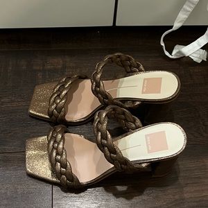 Dolce Vita Paily Bronze Metallic Heels